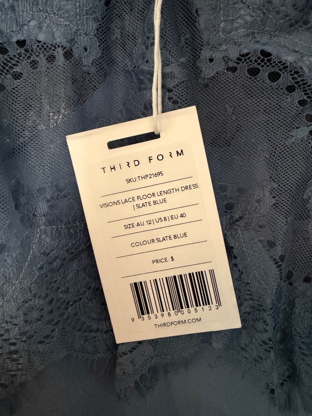 Third form visions lace floor length dress - Picture 3 of 3